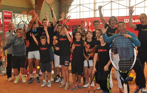 Reprise de l'école de tennis 2016 dans la bonne humeur avec WILSON