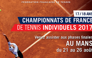 Les RDV de la rentrée : Championnat de France 17/18 ans, Permanences inscriptions saison 2018/2019