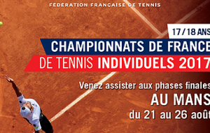 RDV aux Championnats de France 17/18 ans 